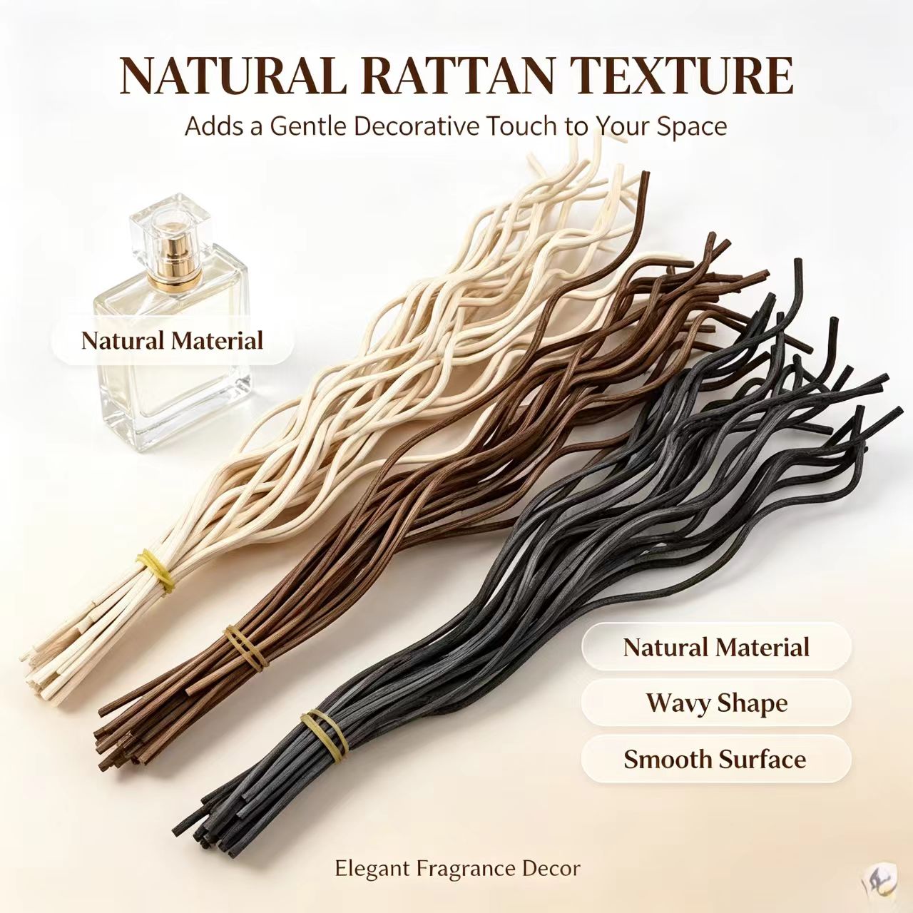20Pcs Long Wavy Rattan Reed Di - Home Fragrance Products review and price