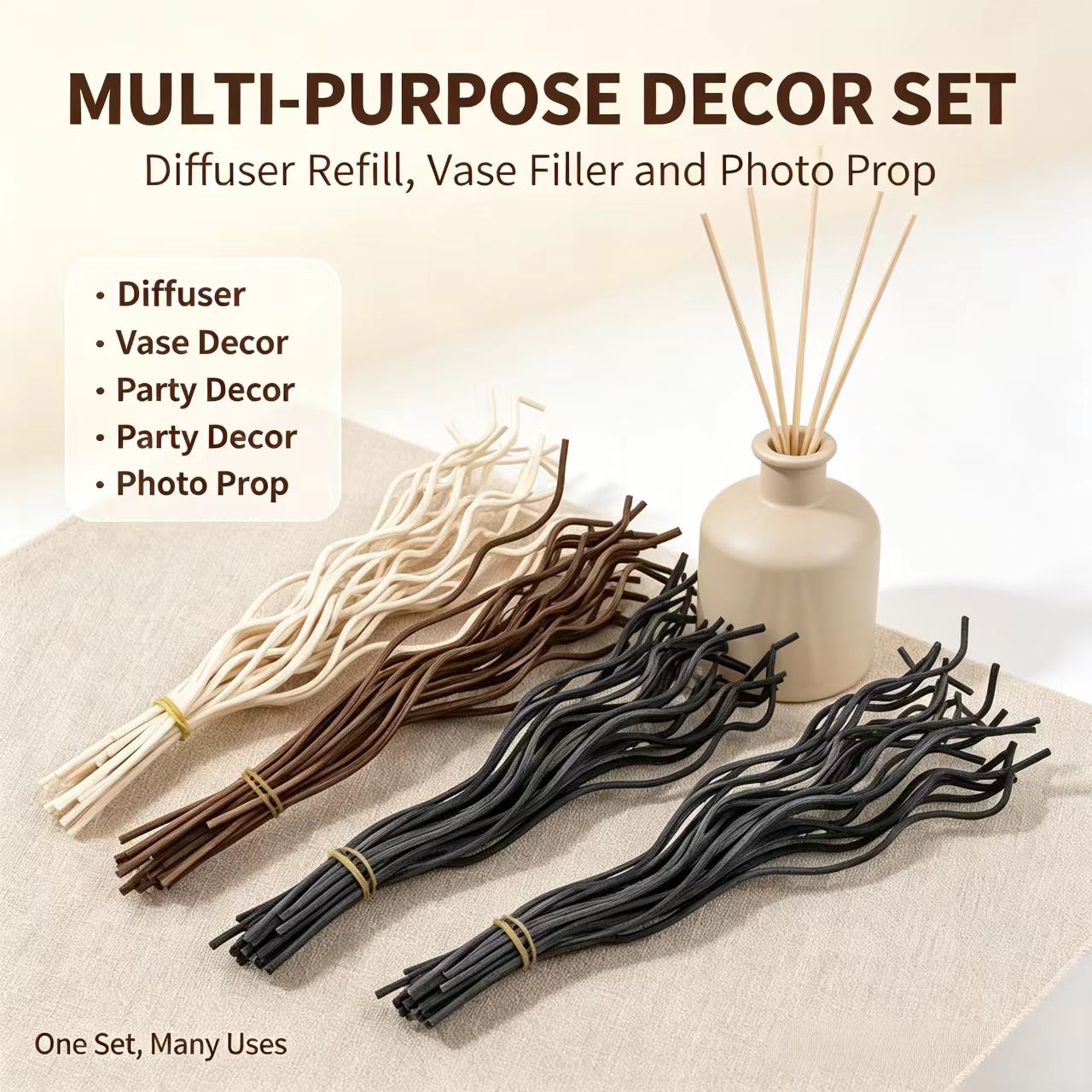 20Pcs Long Wavy Rattan Reed Di - Home Fragrance Products review and price
