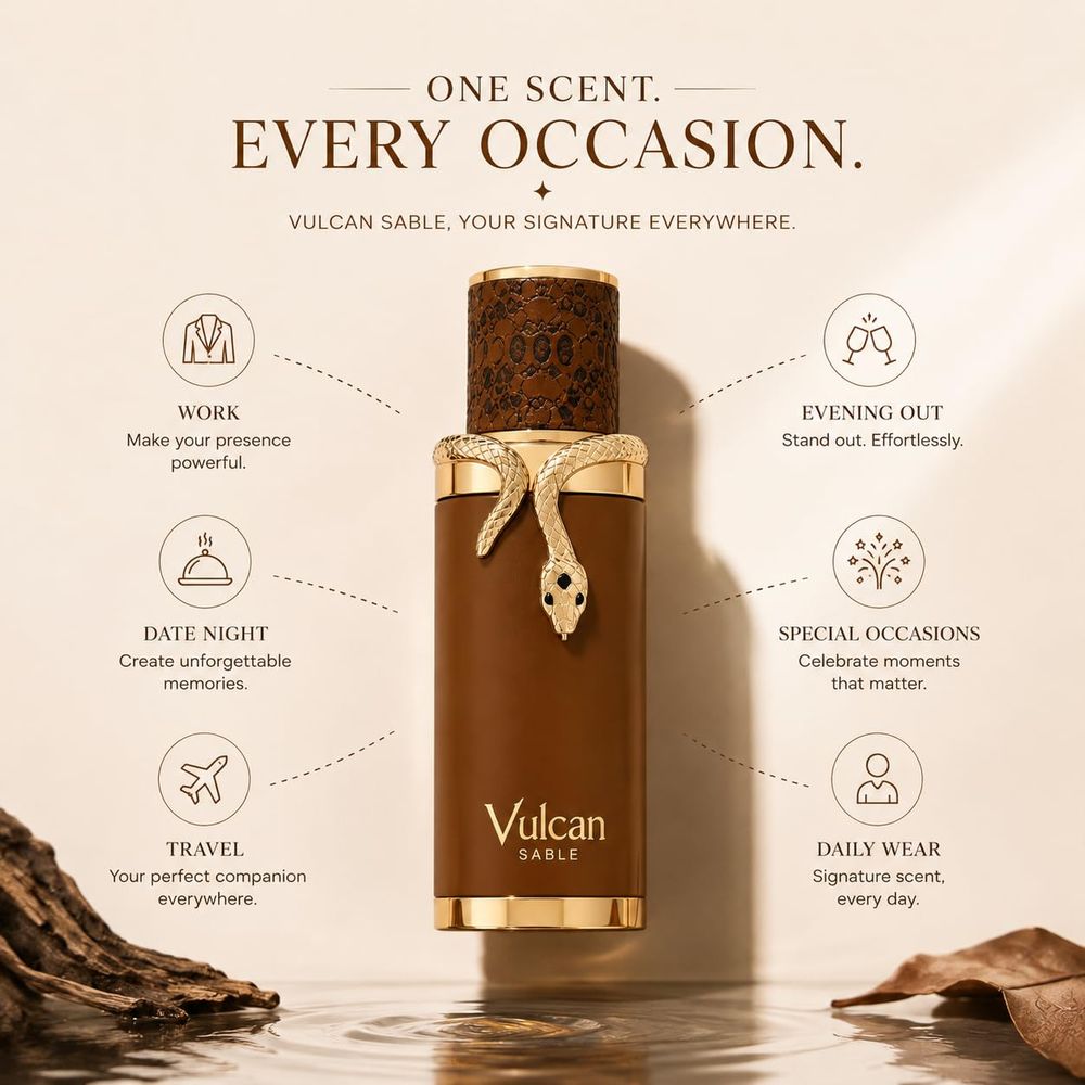 French Avenue Vulcan Sable EDP - Home Fragrance Dubai review and price