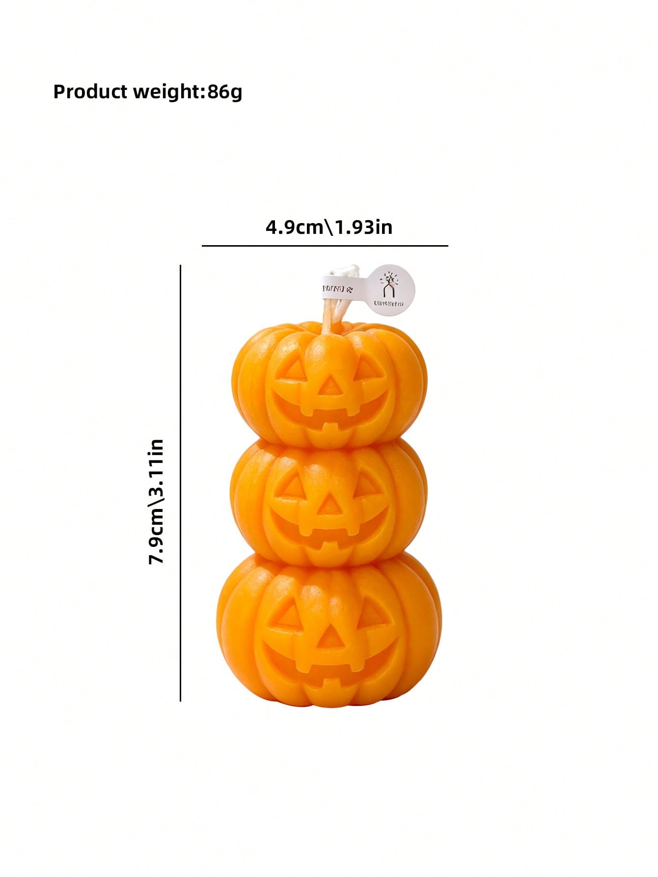 1pc Halloween 3-Layer Pumpkin  - Home Fragrance Candles review and price